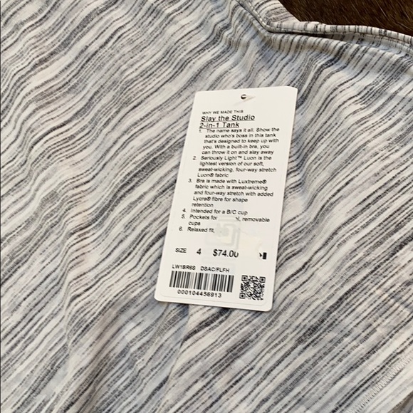 Lululemon Slay the Studio 2-in-1 Tank - Picture 2 of 4